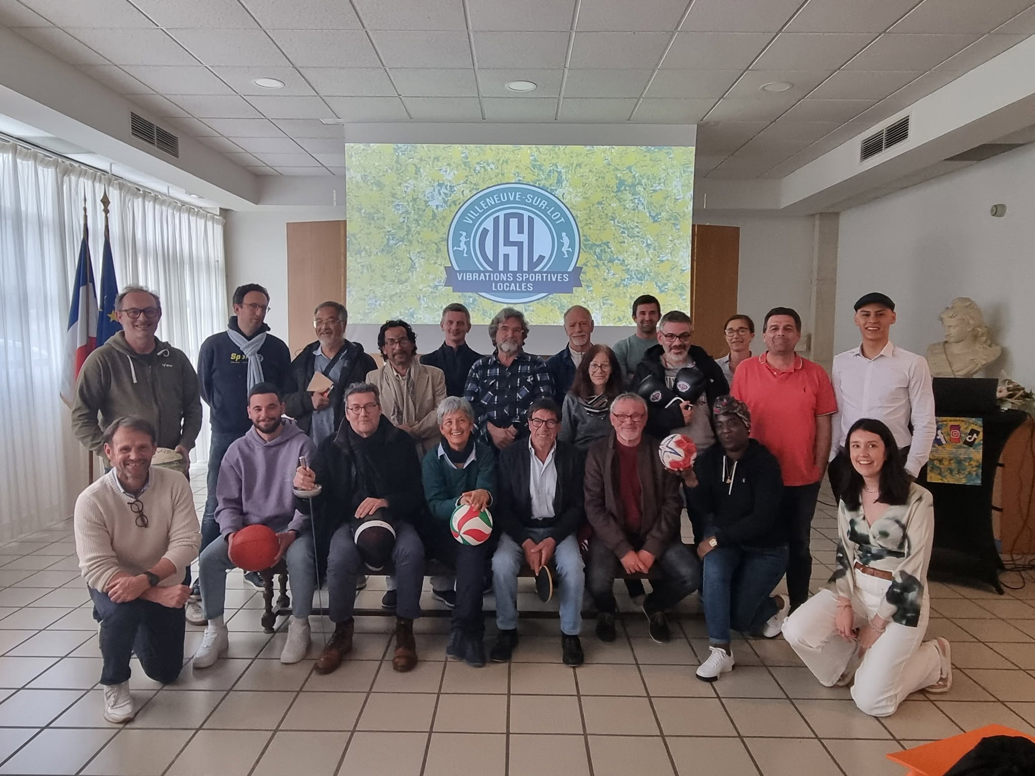 Lancement de Vibrations Sportives Locales avec les associations sportives de Villeneuve-sur-Lot