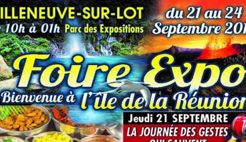 Foire exposition : du jeudi 21 septembre au dimanche 24 septembre Foire exposition : du jeudi 21 septembre au dimanche 24 septembre