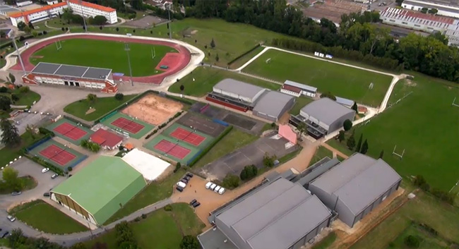 Le complexe sportif de la Myre Mory à Villeneuve-sur-Lot