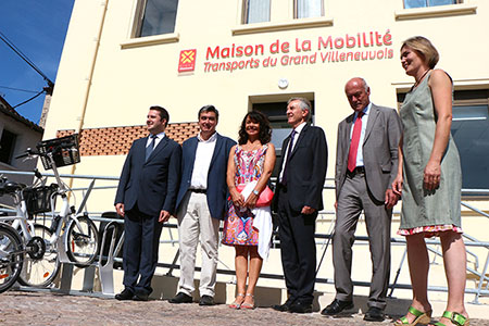 Inauguration de la Maison de la Mobilité à Villeneuve-sur-Lot le 15 septembre 2014 Inauguration de la Maison de la Mobilité à Villeneuve-sur-Lot le 15 septembre 2014