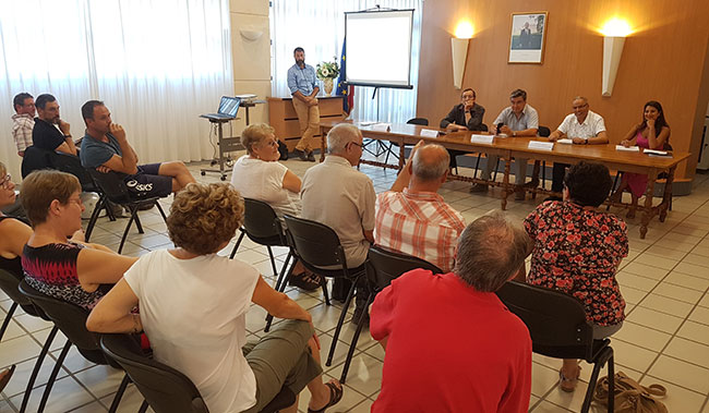 Réunion de concertation avec Patrick Cassany Réunion de concertation avec Patrick Cassany