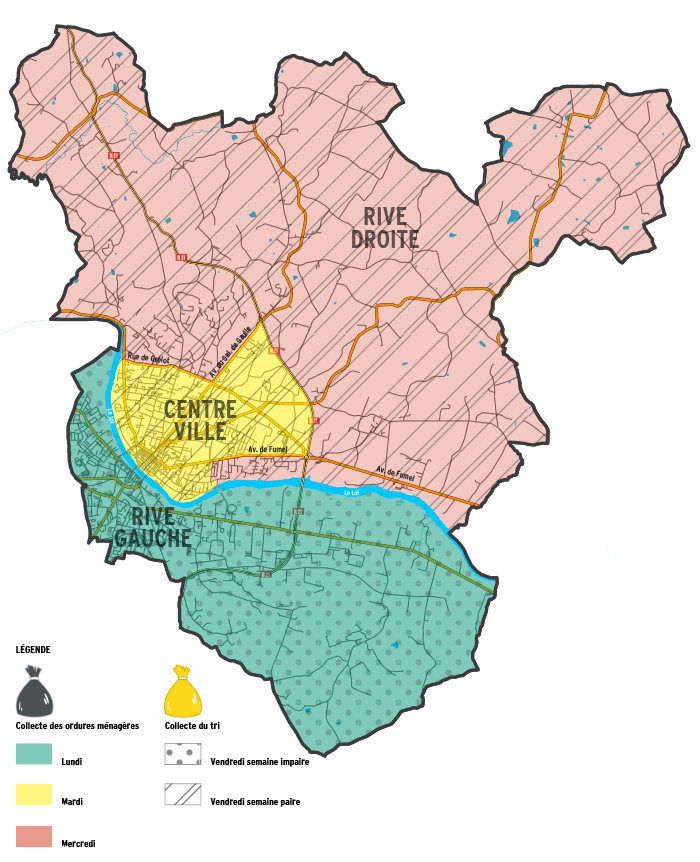 Zonesz de collecte Villeneuve-sur-Lot