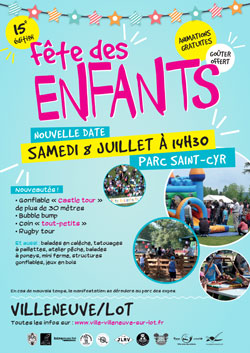 Fête des enfants 2017 à Villeneuve-sur-Lot