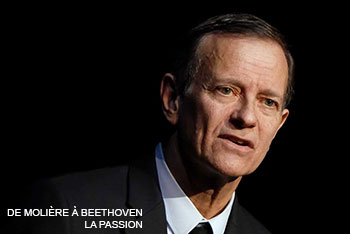 DE MOLIÈRE À BEETHOVEN LA PASSION de et avec Francis Huster Mardi 3 octobre à Villeneuve DE MOLIÈRE À BEETHOVEN LA PASSION de et avec Francis Huster Mardi 3 octobre à Villeneuve