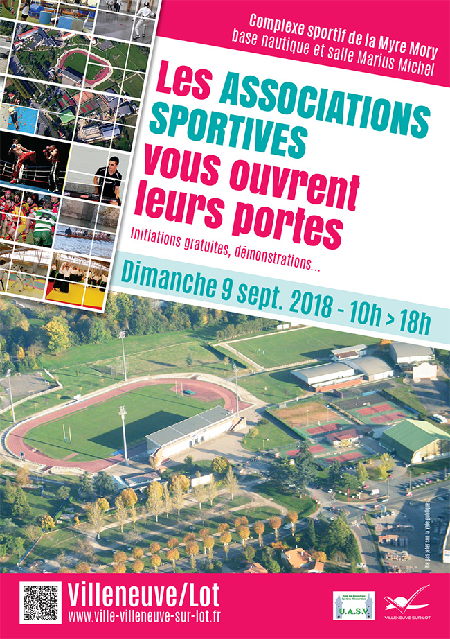 Portes ouvertes des assos sportives villeneuvoises 9 septembre 2018 Portes ouvertes des assos sportives villeneuvoises 9 septembre 2018