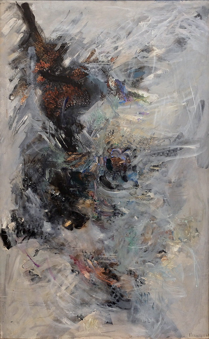 Ida Karskaya - Les autres mers. Huile sur toile. 1961  -  Galerie Hervé Courtaigne - Paris