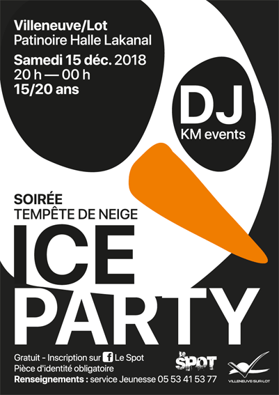 Ice party à Villeneuve le 15 décembre 2018