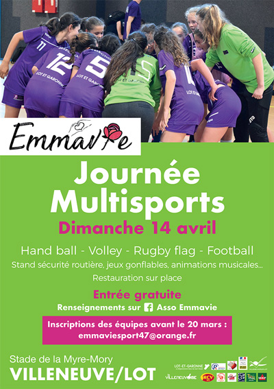 Journée multisports Emmavie 14 avril 2019