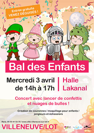 Bal des enfants le 3 avril 2019 à Villeneuve Bal des enfants le 3 avril 2019 à Villeneuve