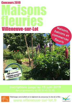 Concours ders maisons fleuries de Villeneuve-sur-Lot Concours ders maisons fleuries de Villeneuve-sur-Lot
