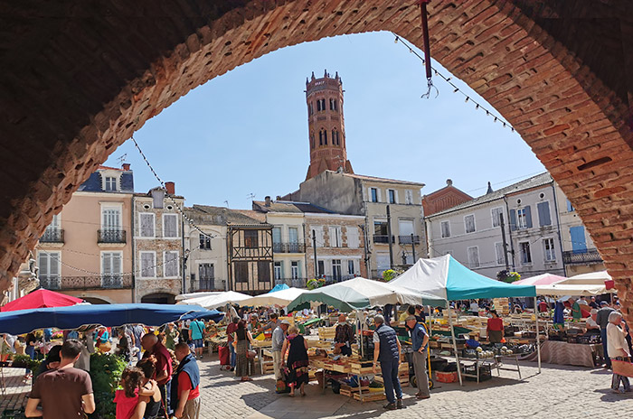 marché à Villeneuve-sur-Lot