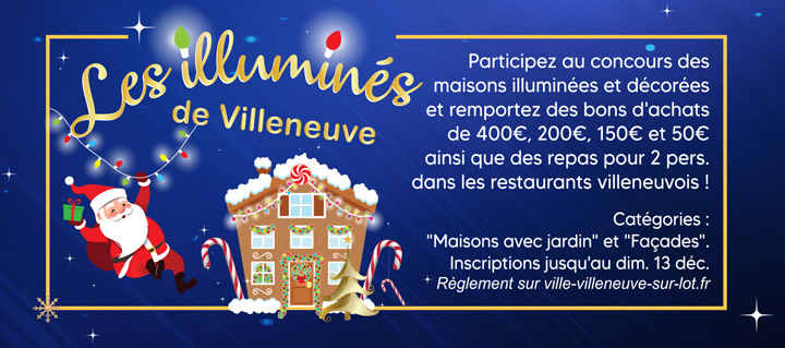 Concours des illuminés de Villeneuve Concours des illuminés de Villeneuve
