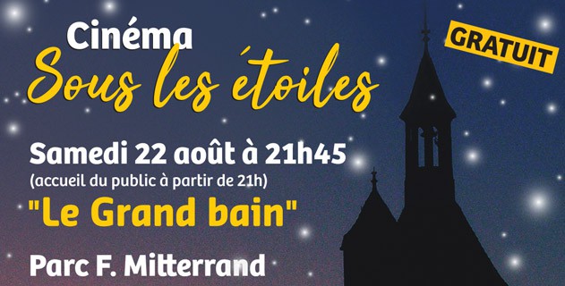 Cinéma sous les étoiles - Samedi 22 août à 21 h 45