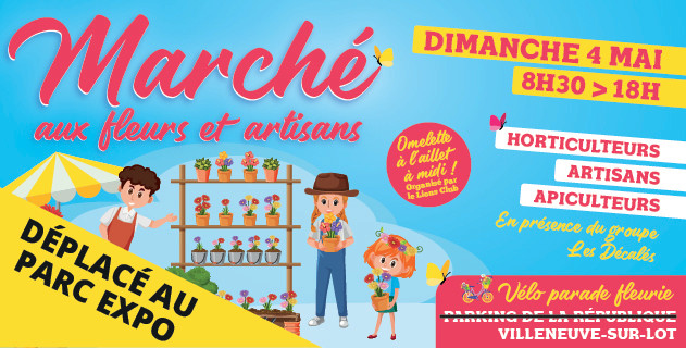 Marché aux fleurs et artisans