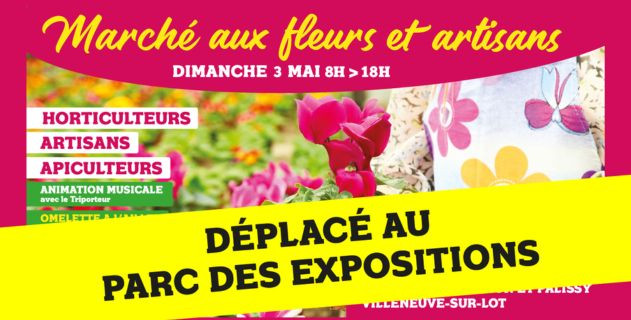 March&eacute; aux fleurs et artisans